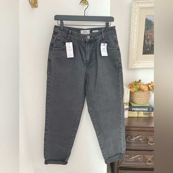 New Look Denim - New look black denim jeans high waist size 8 NWT